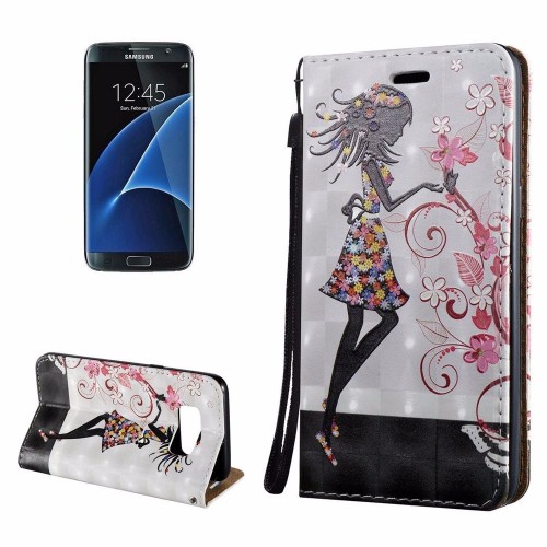 3D Flower Fairy Flip Leather Samsung Galaxy S8 PLUS Case