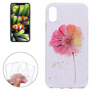 Aquacoloured Flower Grippy iPhone 8 Case