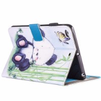 Artistic Owl Leather Wallet iPad 2017 9.7-inch Case