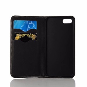 Black Actuation Genuine Leather Wallet iPhone 7 PLUS Case