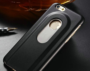 Black Bottle Opener iPhone 6 & 6S Case