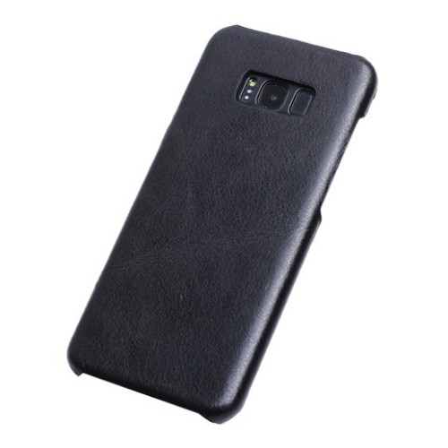 Black Elegant Genuine Leather Samsung Galaxy S8 PLUS Case