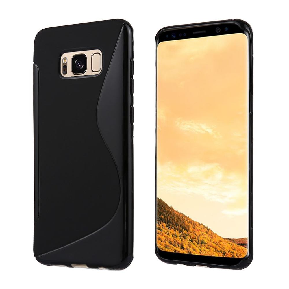 Black S-Line Grippy Samsung Galaxy S8 PLUS Case