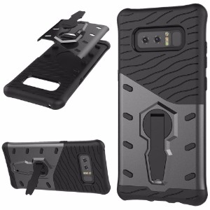 Black Hybrid Armor Samsung Galaxy Note 8 Case