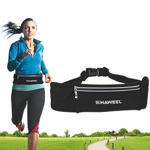 Black Outdoor Sports iPhone 6 & 6s / iPhone 6 PLUS & 6S PLUS & Samsung Galaxy Note 6 / 5 / S6 Waist Bag