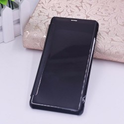 Black Smart Frosted Leather Samsung Galaxy Note 8 Case