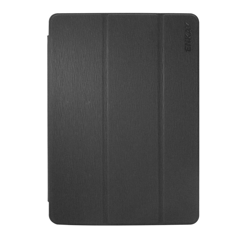 Black Toothpick Textured Smart Leather iPad 2017, 2018 9.7-inch Case