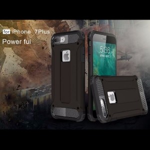 Black Tough Armor iPhone 8 PLUS & 7 PLUS Case