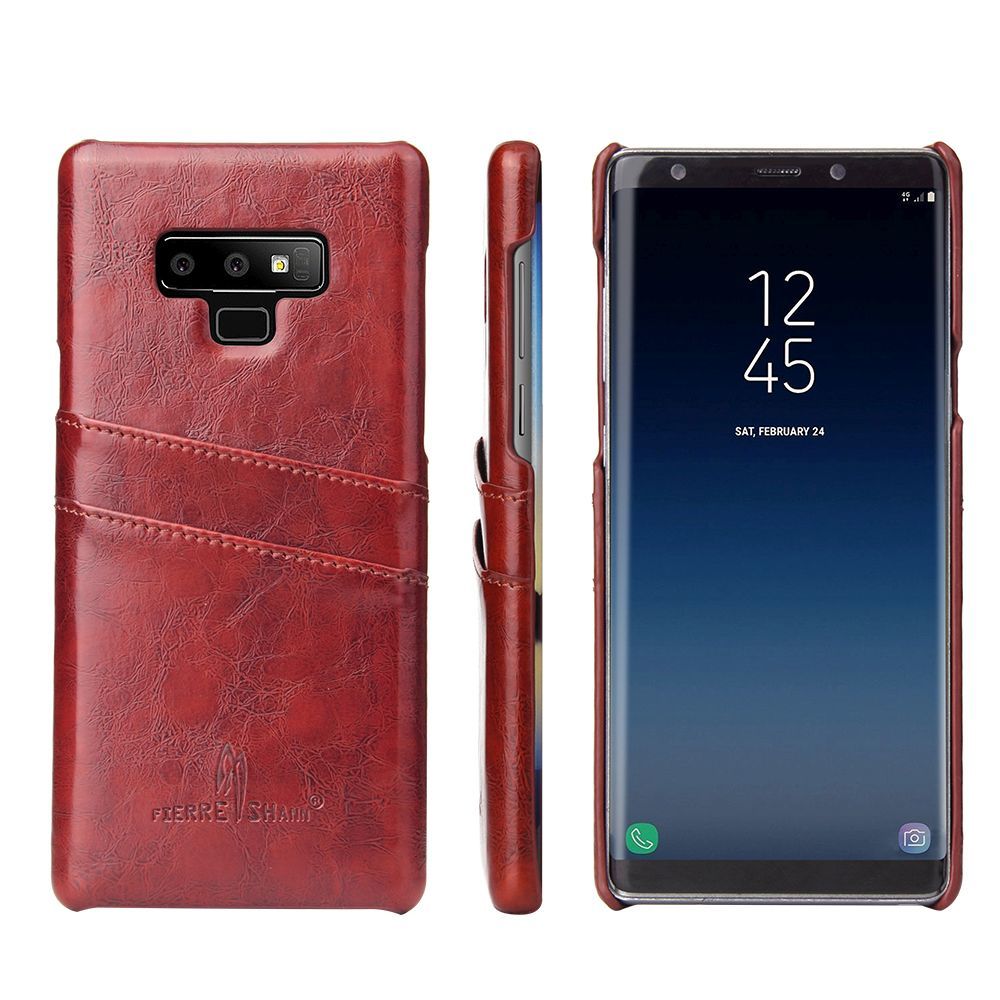 Brown Deluxe Leather Samsung Galaxy Note 9 Case