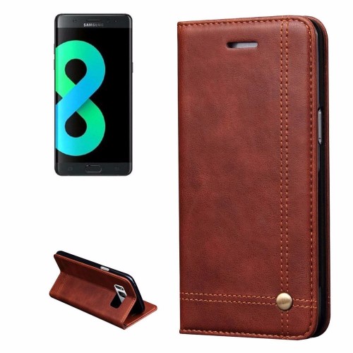 Brown Horse Flip Leather Wallet Samsung Galaxy S8 PLUS Case