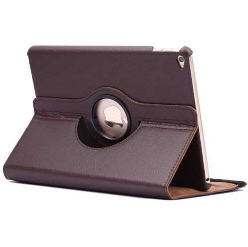 Brown Rotatable Flip Leather iPad Air 2 Case