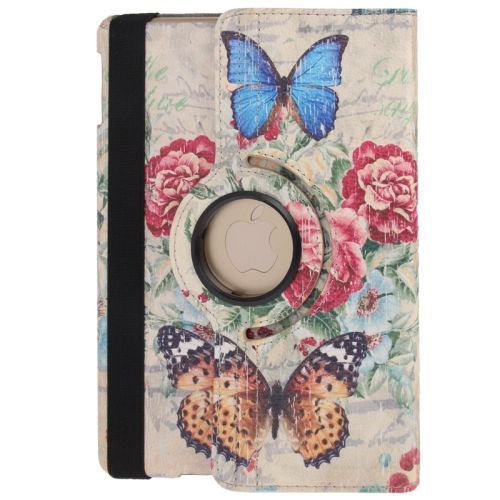 Butterfly Rotatable Leather iPad Air Case