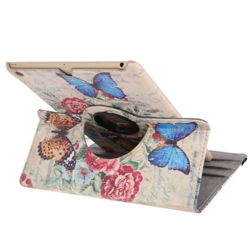 Butterfly Rotatable Leather iPad Air Case