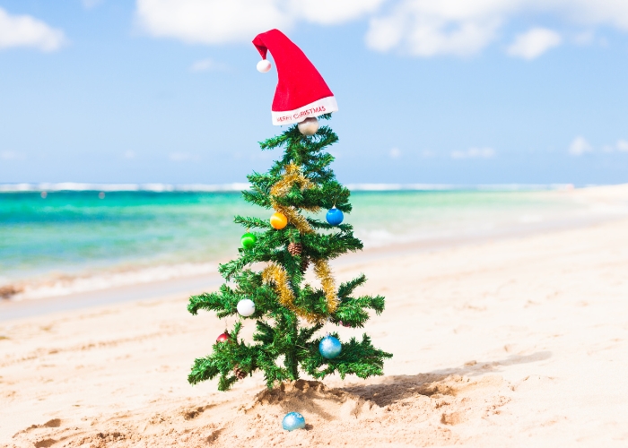 Christmas in Australia - Going to the beach