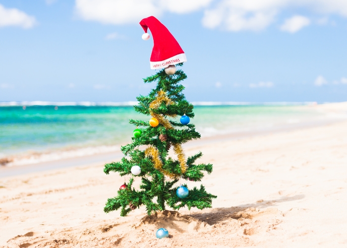 Christmas in Australia - Going to the beach