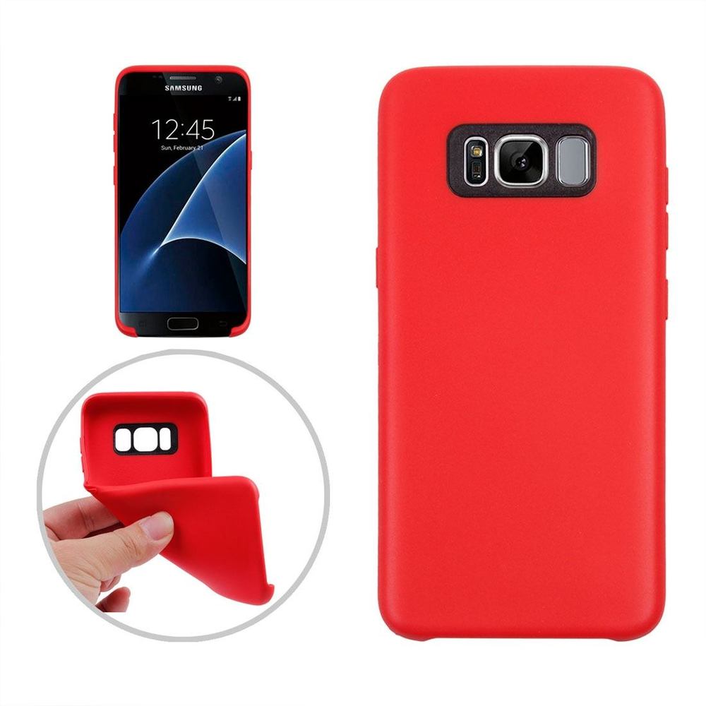 Classic Red Smooth Samsung Galaxy S8 Plus Case