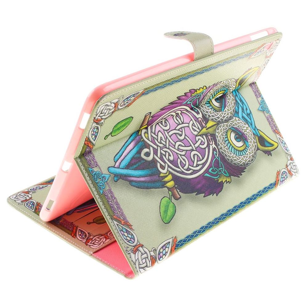 Colourful Owl Wallet Leather iPad Pro 9.7 Inch Cover