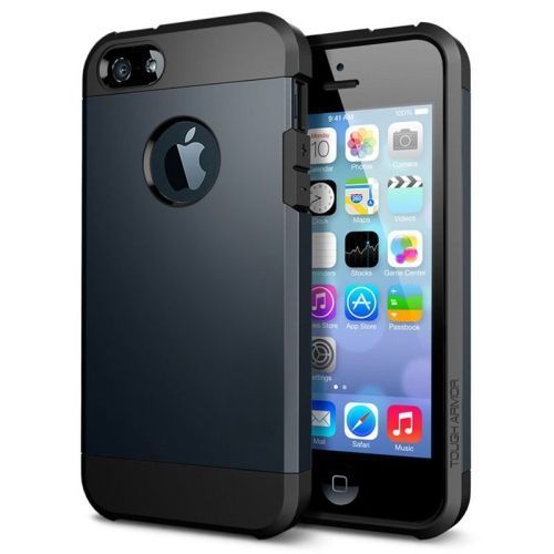 Dark Blue Armor iPhone 5, 5S & SE Case