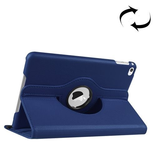 Dark Blue Leather iPad Mini 4 Case