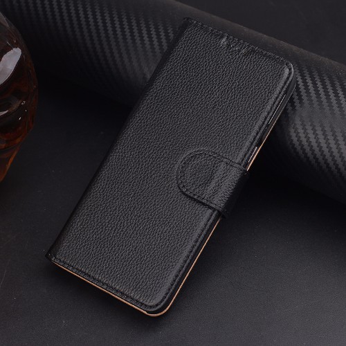 Fashion Black Cowhide Genuine Leather Samsung Galaxy Note 8 Case