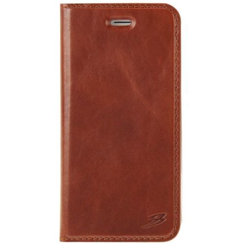 Fashion Brown Oil Wax Cowhide Genuine Leather Wallet iPhone 6 & 6S Case