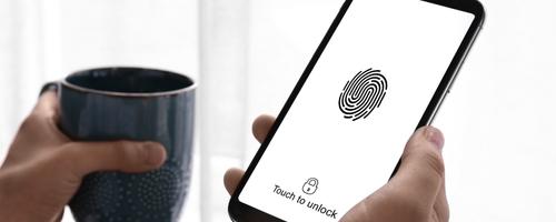 Fingerprint unlock on a mobile device