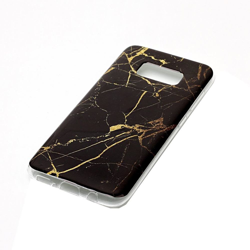 Black Marble Pattern Samsung Galaxy S8 Case