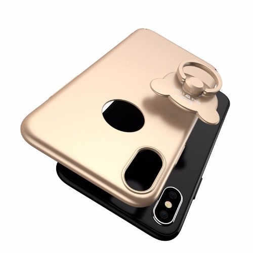 Gold Solid Metal Paint iPhone X Case