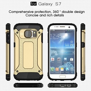 Gold Tough Armor Samsung Galaxy S7 Case