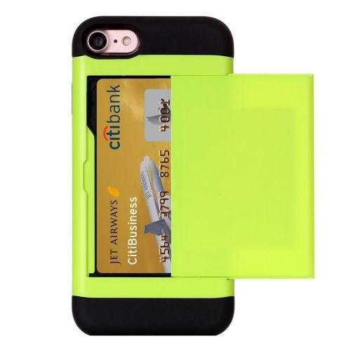Green Blade Card Slot iPhone 7 Case