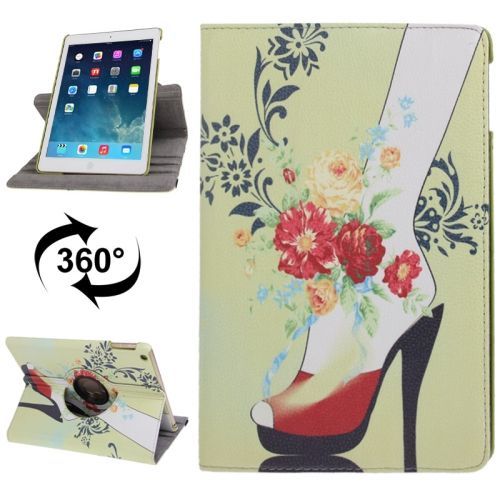 High Heels Rotatable Leather iPad Air Case