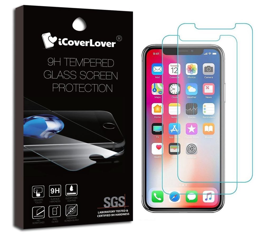 iCoverLover [2-Pack] iPhone XR Tempered Glass Screen Protector