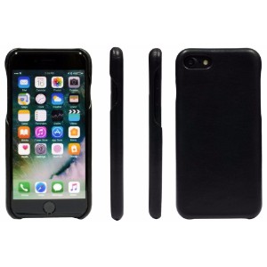 iCoverLover Black Slim Genuine Sheep Leather iPhone 7 Case