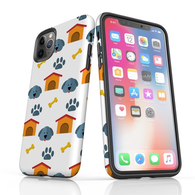 For iPhone 11 Pro Max, 11 Pro, 11, XS Max, XS/X, XR, 8/7/6 Plus, SE/5S/5 Protective Case, Dog