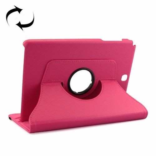 Magenta Rotatable Leather Samsung Galaxy Tab A 9.7 Case