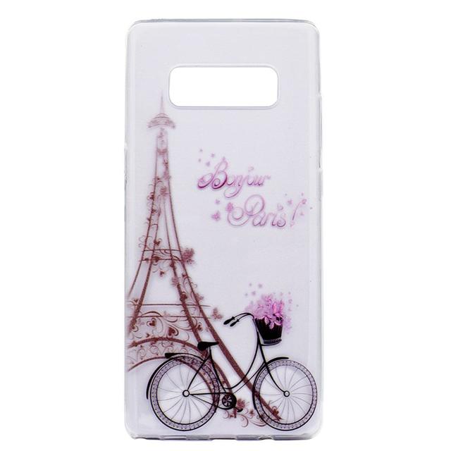 Bonjour Paris Transparent Samsung Galaxy Note 8 Back Case