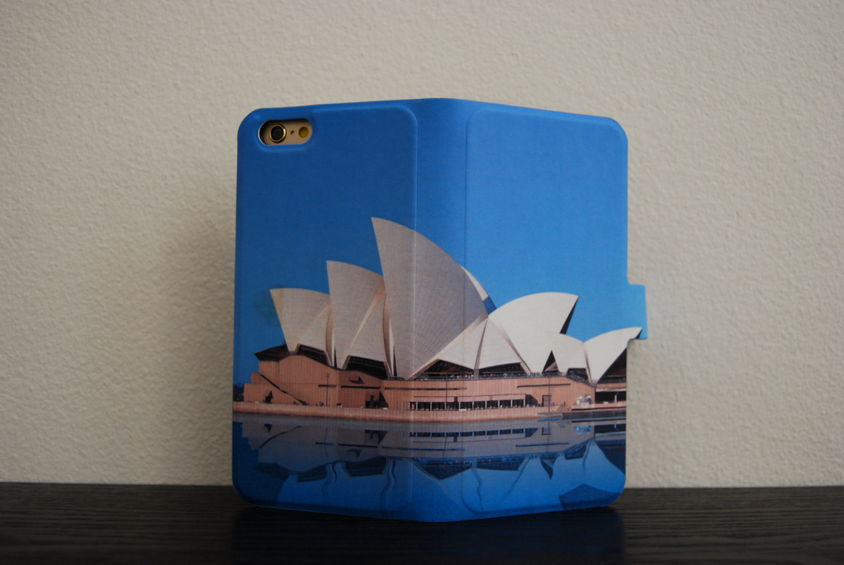 Opera House Leather Wallet iPhone 4/4S, 5/5S, 6/6S Case