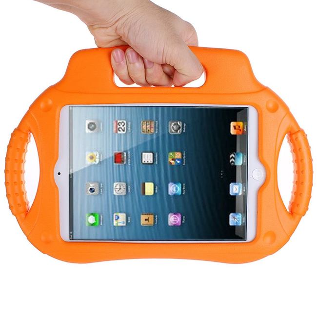 Orange Drop-resistant Handheld Kid Friendly Foam iPad Mini 1, 2, 3 Case