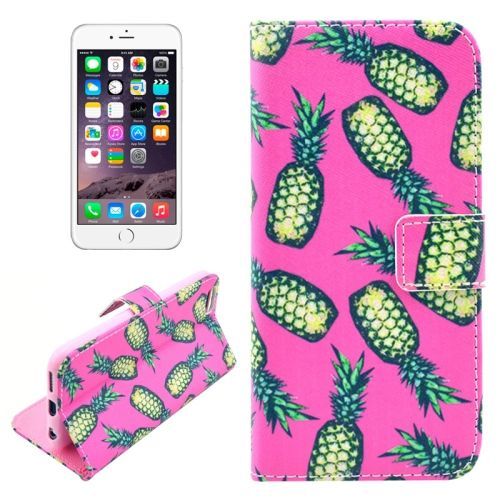 Pineapple Leather Wallet iPhone 6 & 6S Case