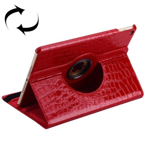 Red Crocodile Texture Rotatable Leather iPad Air 2 Case