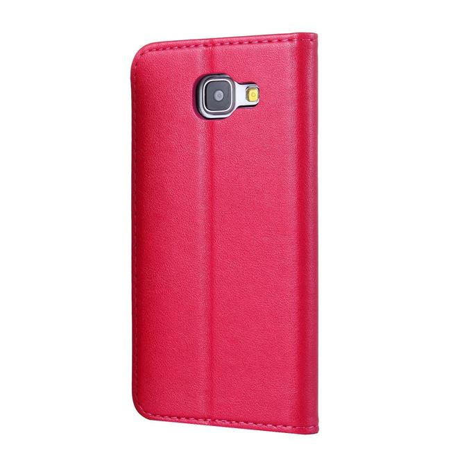 Red Sheep Texture Leather Wallet Samsung Galaxy S8 PLUS Case