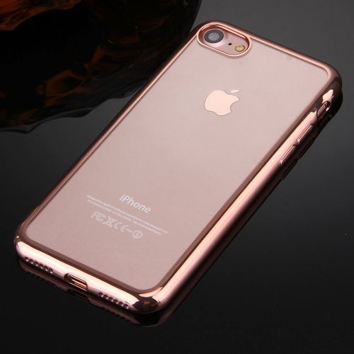 Rose Gold Transparent Electroplating iPhone 7 Case
