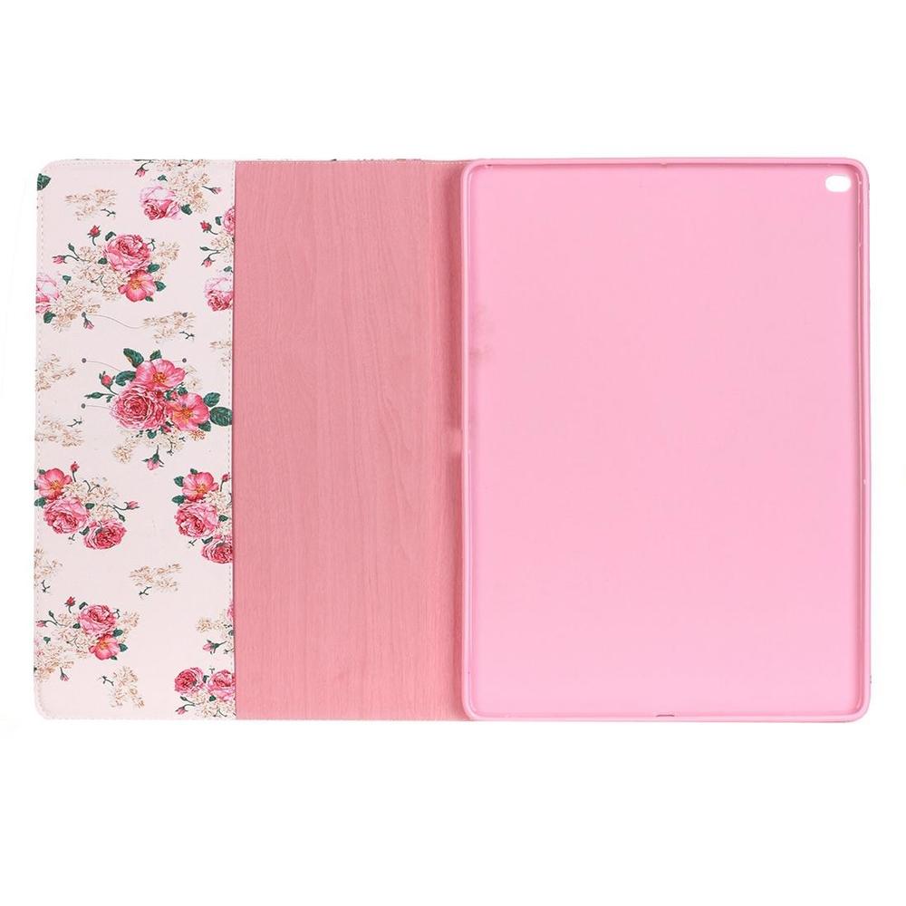 Rose Painting Leather iPad Pro 12.9 Inch Case