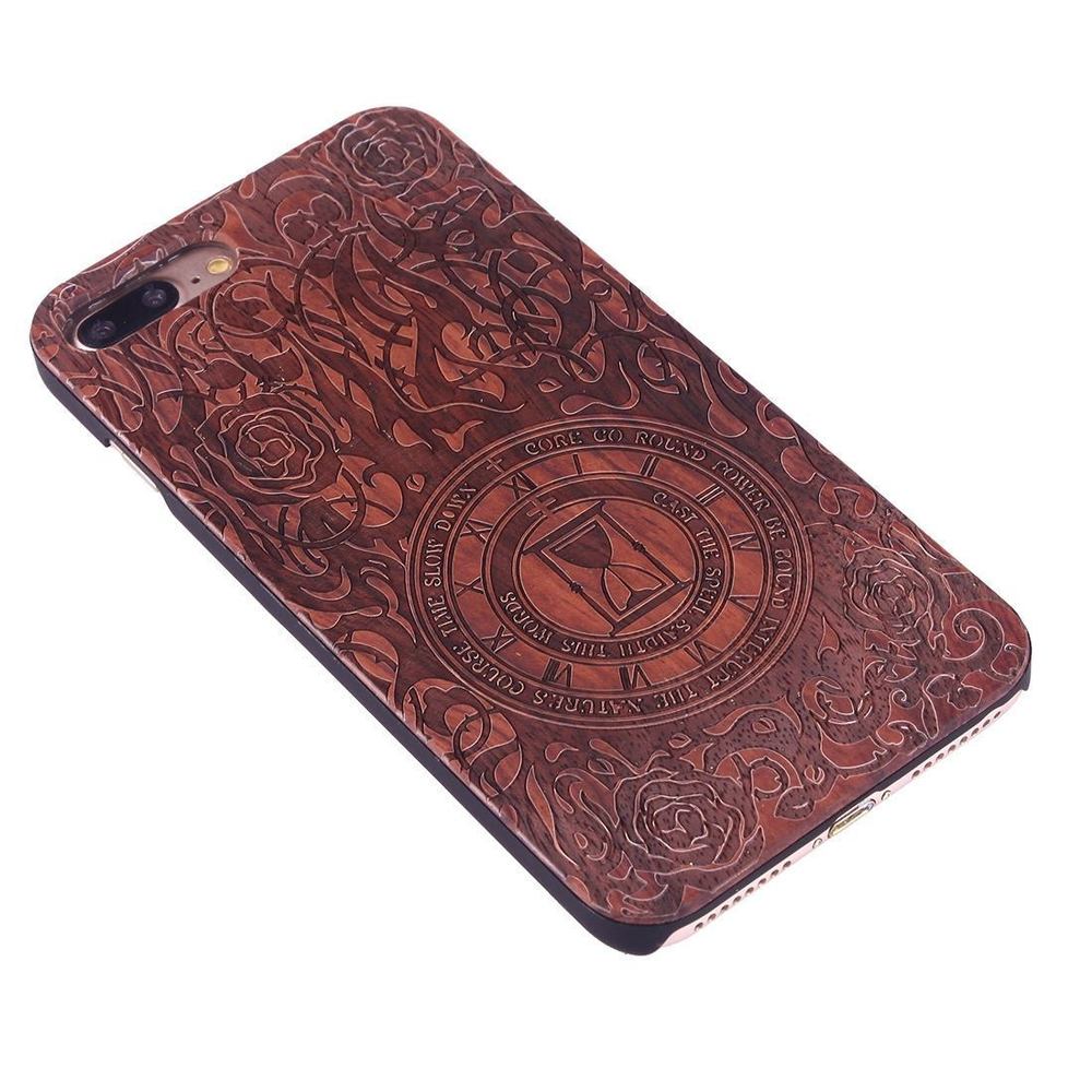 Rosewood Endless Hourglass Wooden iPhone 8 PLUS & 7 PLUS Case