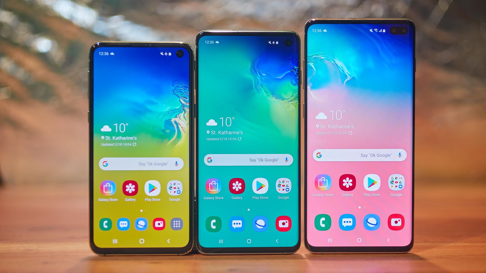 Samsung Galaxy S10, S10+,S10e