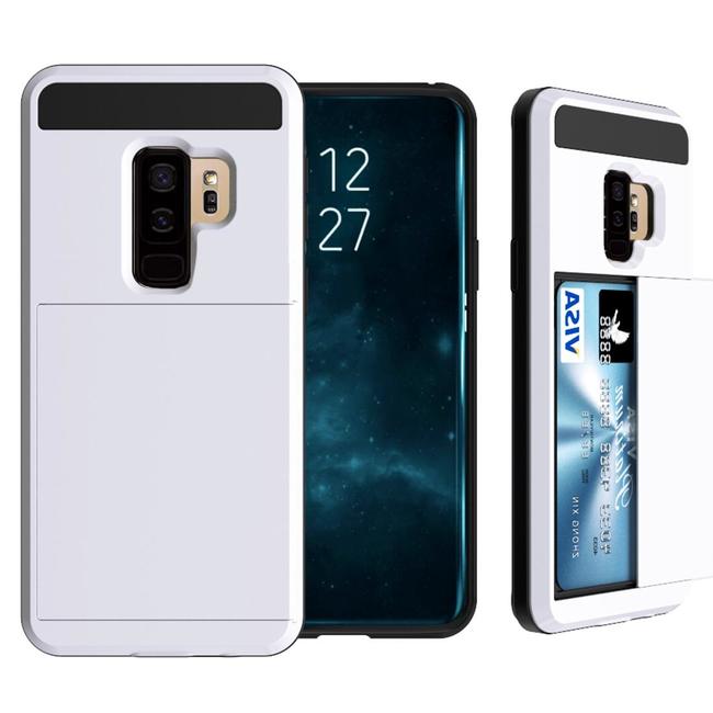 White Blade Armor Card Slot Samsung Galaxy S9 PLUS Case