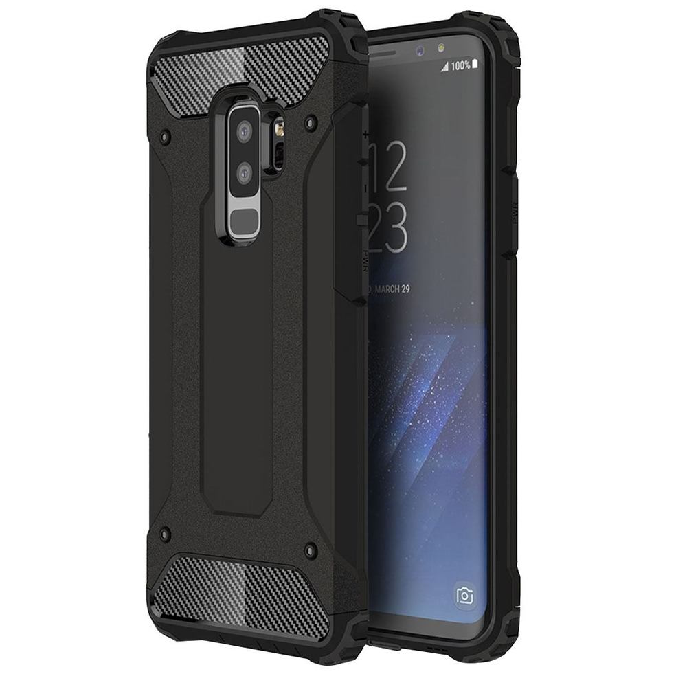 Black Armor Protective Samsung Galaxy S9 PLUS Back Case