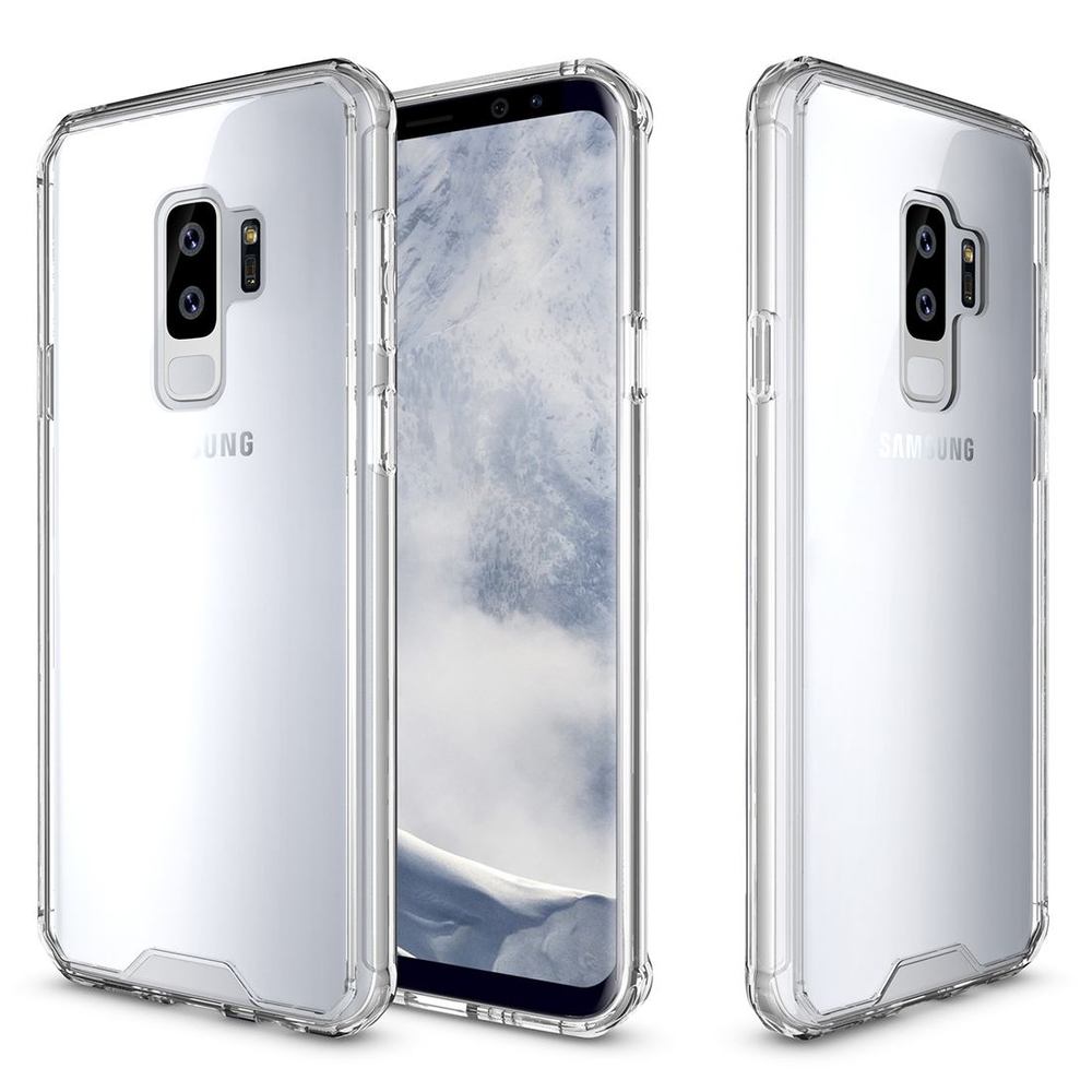 Transparent Acrylic Shockproof Armor Samsung Galaxy S9 PLUS Protective Back Case