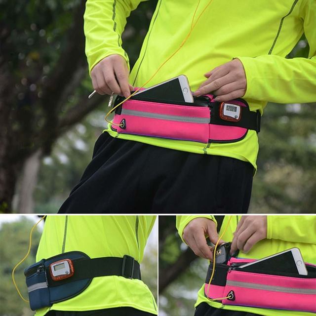 Magenta Stylish Waterproof Outdoor 6-inch Phone Waist Bag