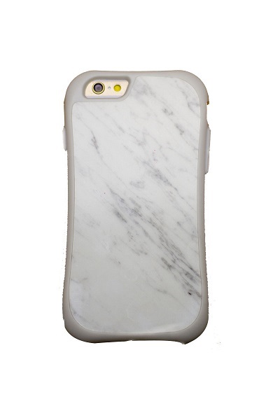 White Plated Marble iPhone 6 & 6S case